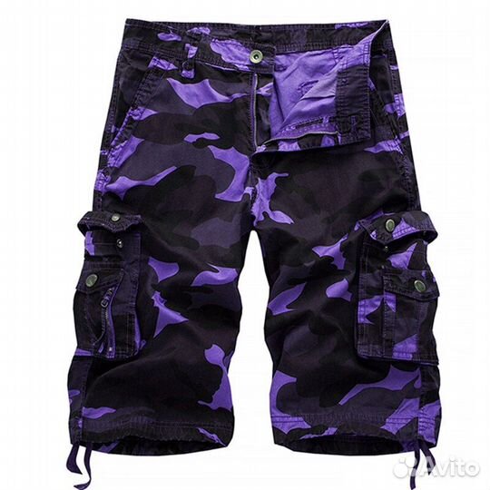 Шорты-карго iSurvivor (Фиолетовые)