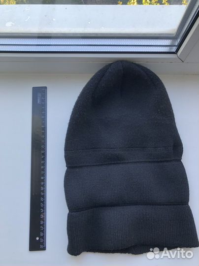 Мужская флисовая зимняя шапка