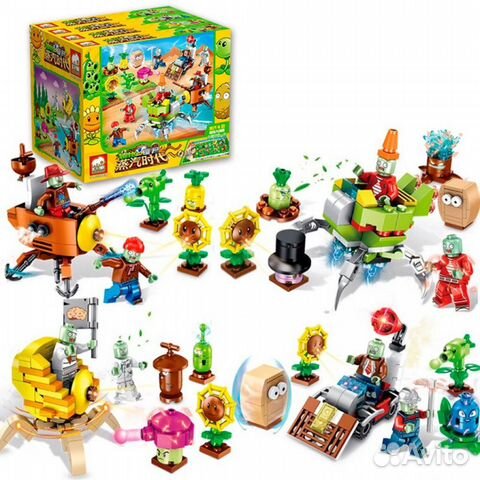 Конструктор Растения против зомби JX90060