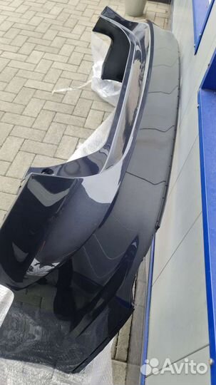 Бампер задний форд фокус 3 серый