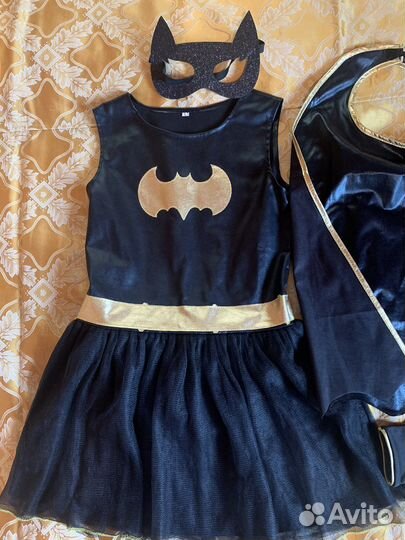 Костюм летучей мыши для девочки