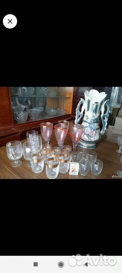 Рюмки времён СССР. Хрусталь и стекло