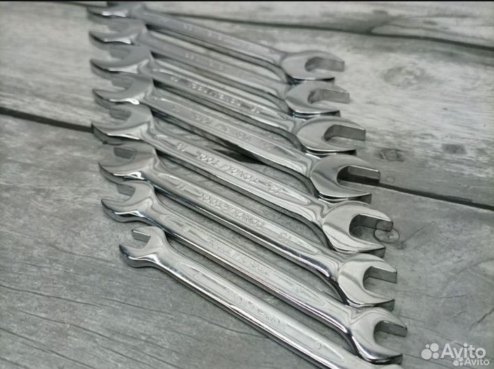 Набор двойных рожковых ключей 8 предметов