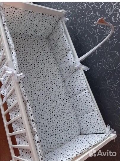 Бортики в детскую кроватку