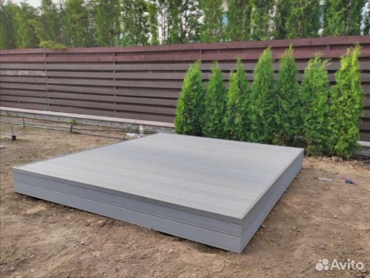 Террасная доска дпк брашированный вельвет