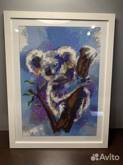 Алмазная мозаика готовая картина в рамке подарок