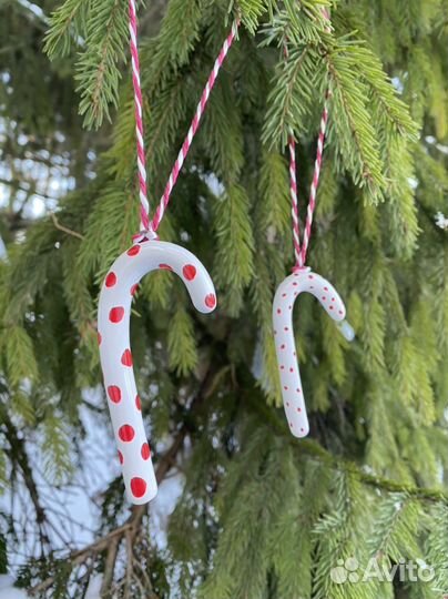 Ёлочные игрушки. Керамика ручной работы