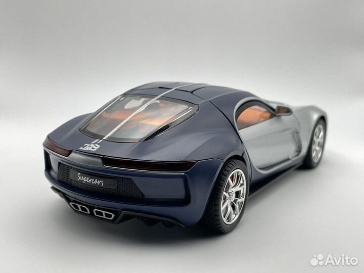 Модель автомобиля Bugatti Atlantic металл 1:24