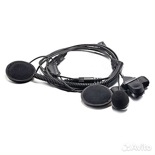 Гарнитура для рации NEW с динамиком под шлем