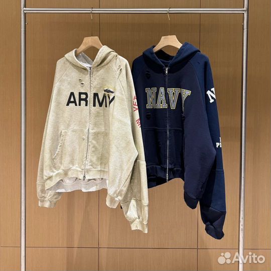 Зип Худи grailz project army zip hoodie