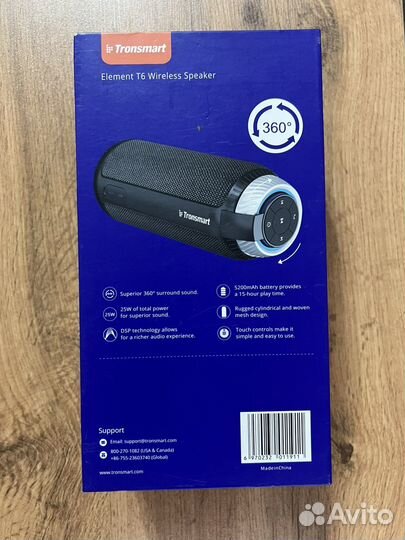 Колонка tronsmart t6