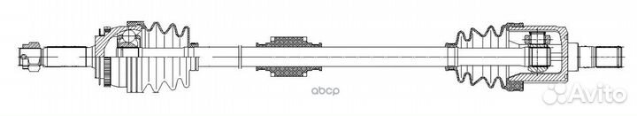 Привод для а/м Hyundai Accent (99) TagAZ 1.5i MT