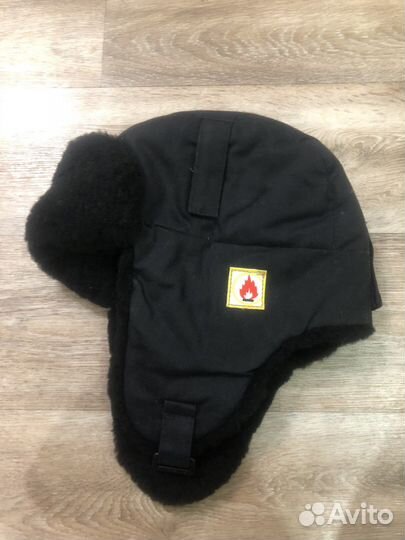 Шапка ушанка утепленная