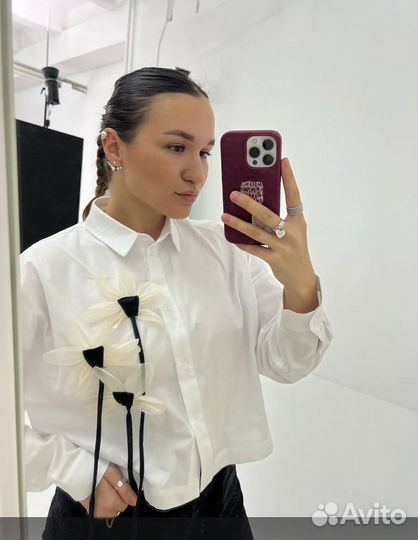 Брошь цветы