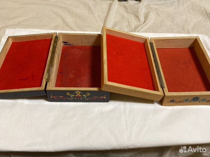 Шкатулка деревянная СССР 1963 год