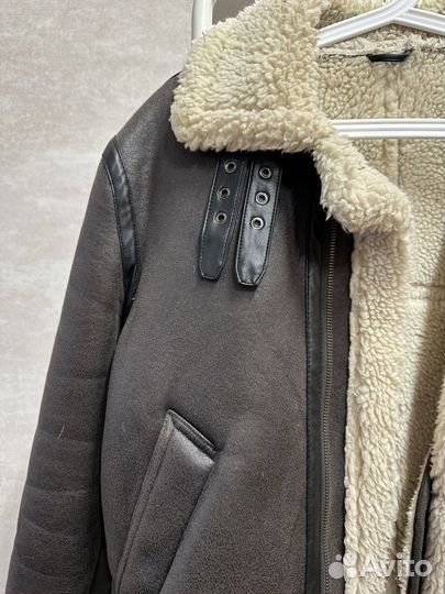 Дублёнка мужская искуственная Zara