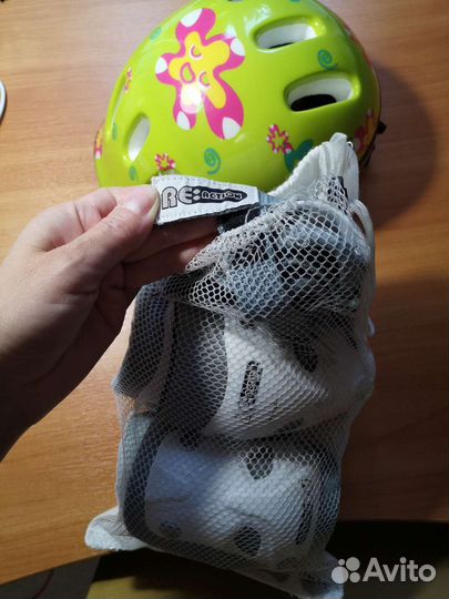 Шлем детский для роликов и защита из 6 предметов