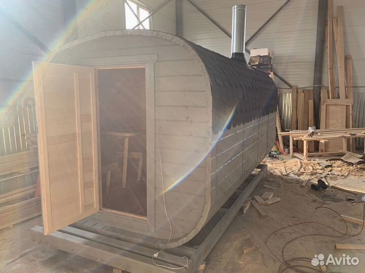 Баня-бочка от производителя