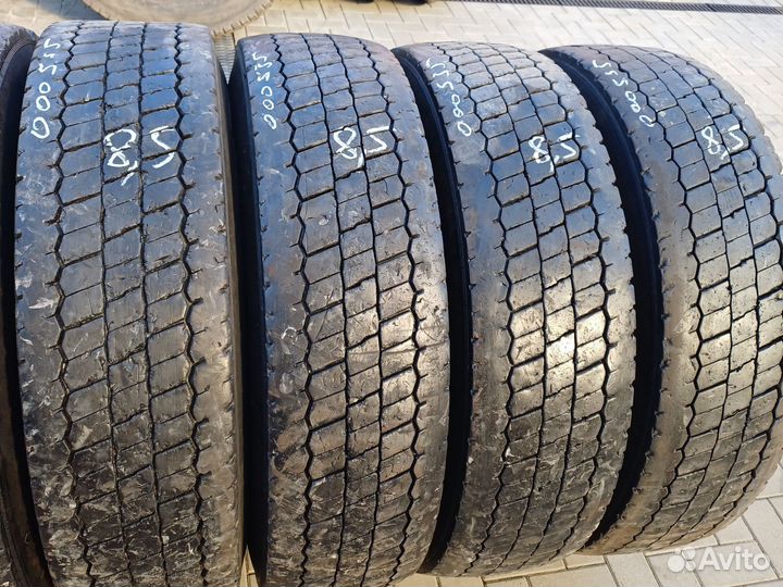 Грузовые шины б/у 295/80 R22.5 кама NR202
