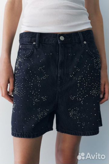 Джинсовые шорты zara 36 новые