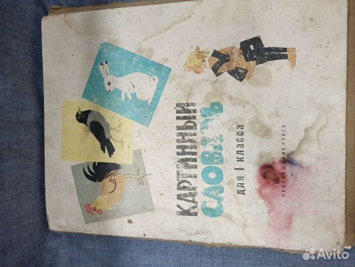 Картинный словарь 1 класс