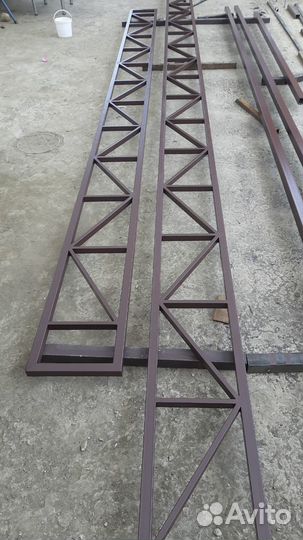 Изготовление ферм для навесов, терасс