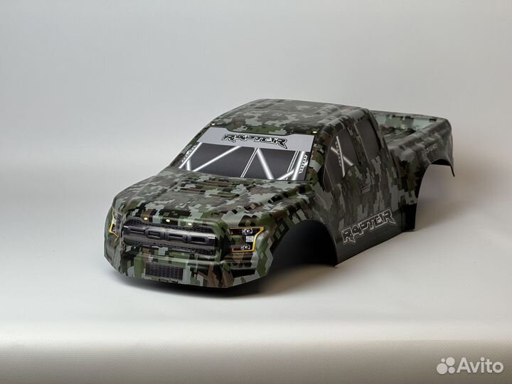 Кузов корка Ford Raptor F-150 (Зеленка пикселька)