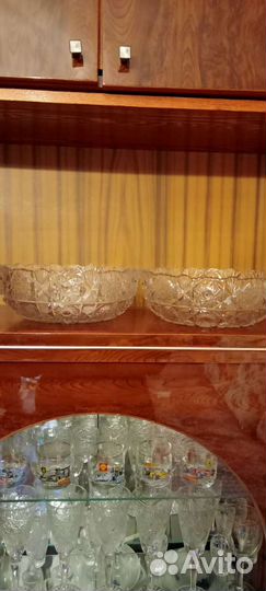 Салатницы хрустальные