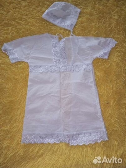 Крестильный костюм на 1-1,5 года