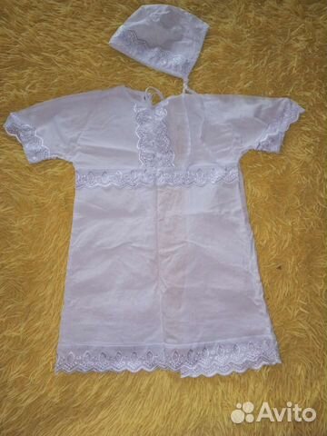 Крестильный костюм на 1-1,5 года