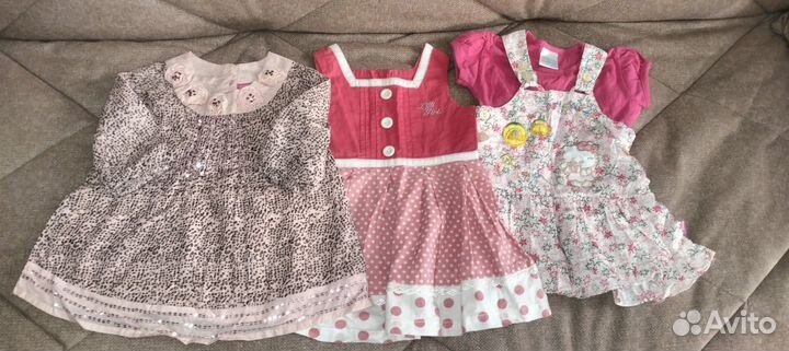Вещи пакетом для девочки 80-92