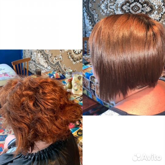 Кератиновое выпрямление волос, ботокс волос