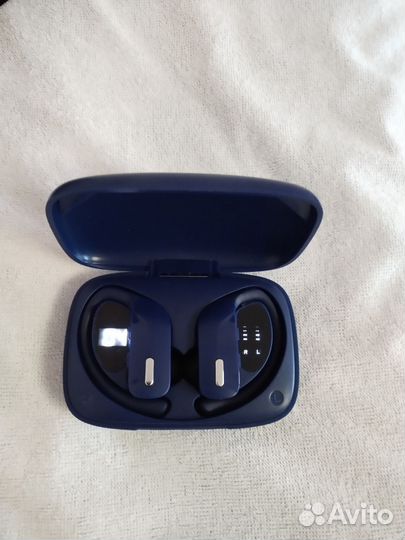 Беспроводные наушники спортивные с микрофоном