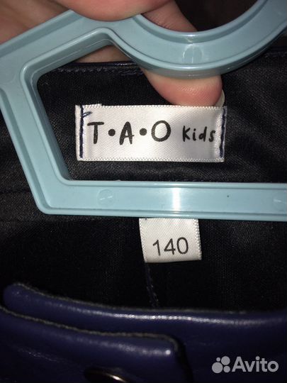 Шорты экокожа для девочки, 140 размер