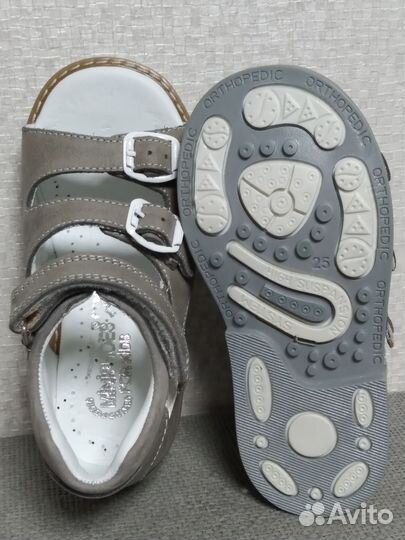 Сандали ортопедические Минишуз Турция кожа новые