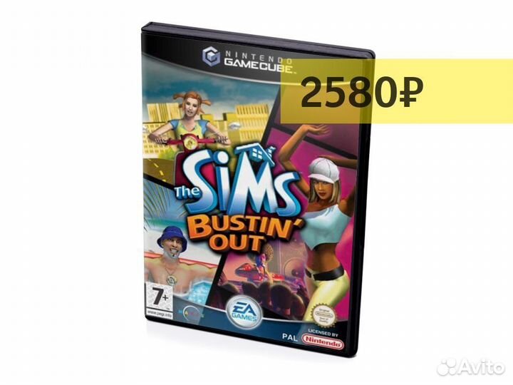 The Sims Bustin Out, б/у, английский (GameCube)