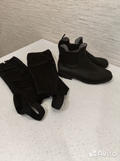 Ботинки и краги для верховой езды