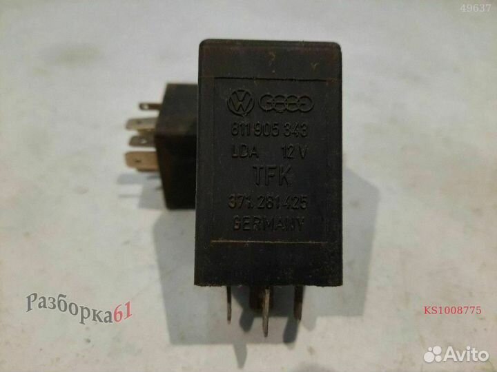 Реле холостого хода volkswagen passat B2