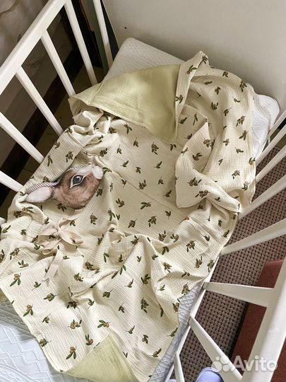 Муслиновый плед детский