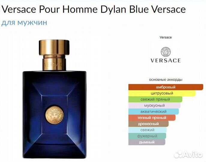 Туалетная вода Versace Dylan Blue 100мл (М)