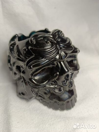 Череп эпоксидная смола ручная работа