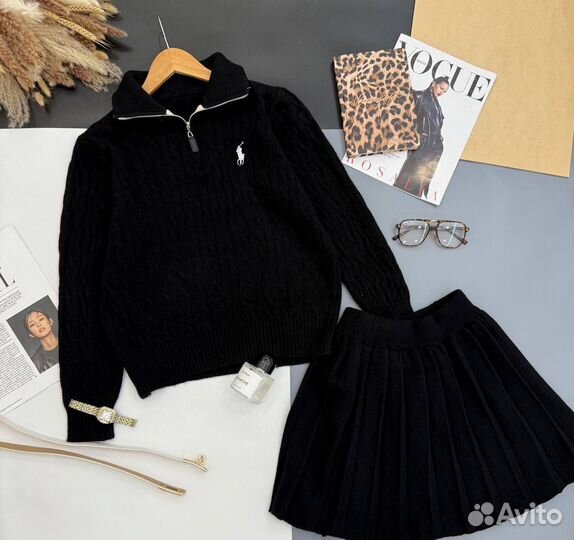 Двойка женская Polo с юбкой плиссе