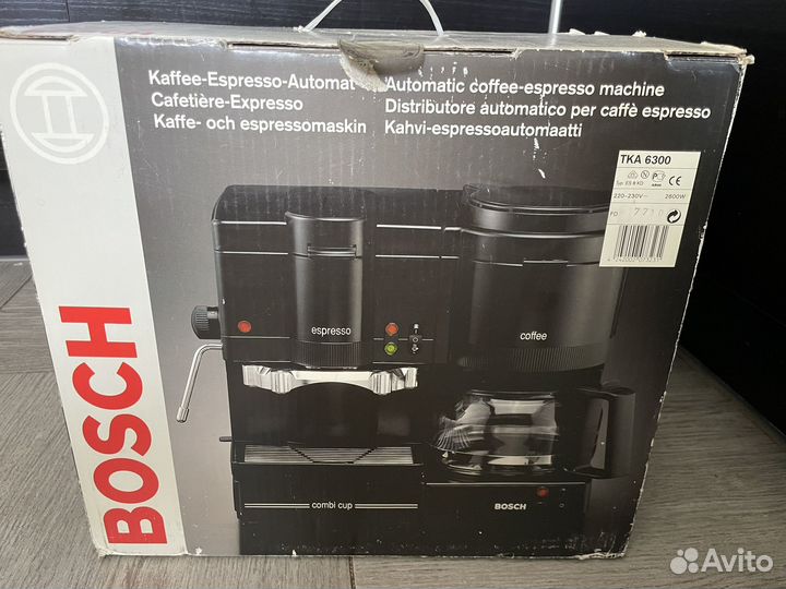 Кофеварка bosch TKA 6300