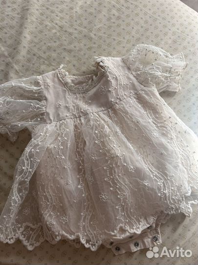 Праздничное платье для девочки 3-6 мес