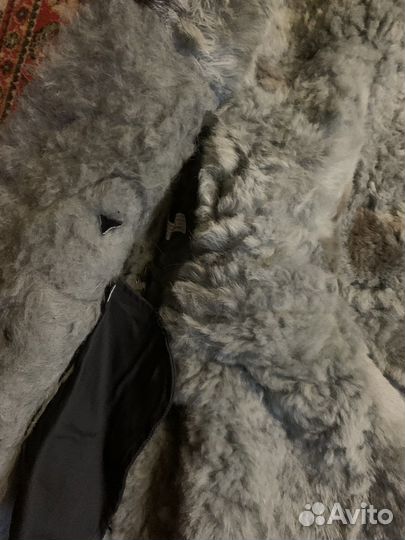 Полушубок натуральная овчина 52 размер