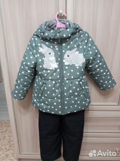 Зимний костюм для девочки 92 98