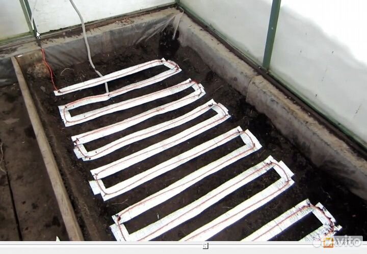 Греющий кабель нс12 для обогрева грунта в теплице