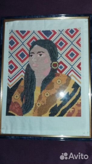 Картина вышитая крестом