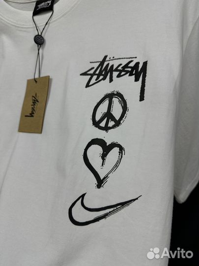 Футболка Nike Stussy oversize (унисекс)