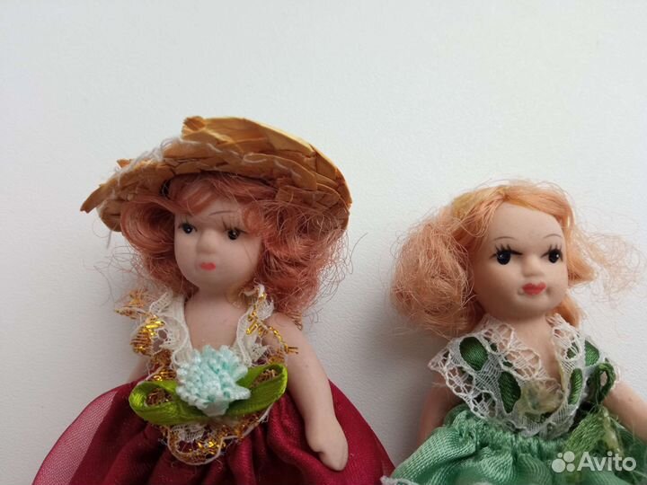 Маленькая фарфоровая кукла, 2 шт
